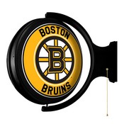 Boston Bruins: Original Round Illuminated Rotating Wall Sign, NHBOST-115-01
