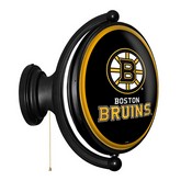 Boston Bruins: Original Oval Illuminated Rotating Wall Sign, NHBOST-125-01