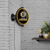 Boston Bruins: Original Oval Illuminated Rotating Wall Sign, NHBOST-125-01