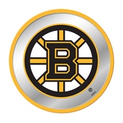 Boston Bruins: Modern Disc Mirrored Wall Sign, AGS-NHBOST-235-01A