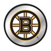 Boston Bruins: Modern Disc Mirrored Wall Sign, AGS-NHBOST-235-01A
