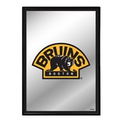 Boston Bruins: Logo - Framed Mirrored Wall Sign, AGS-NHBOST-275-01A