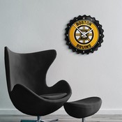 Boston Bruins: Bottle Cap Wall Clock, NHBOST-540-01
