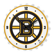 Boston Bruins: Bottle Cap Lighted Wall Clock, NHBOST-545-01
