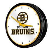 Boston Bruins: Illuminated Retro Diner Wall Clock, NHBOST-550-01