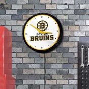 Boston Bruins: Illuminated Retro Diner Wall Clock, NHBOST-550-01