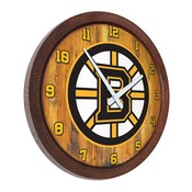 Boston Bruins: "Faux" Barrel Top Wall Clock, NHBOST-560-01
