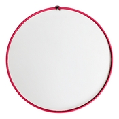 Calgary Flames: Modern Disc Mirrored Wall Sign, AGS-NHCALG-235-01A