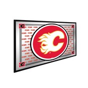 Calgary Flames: Team Spirit - Framed Mirrored Wall Sign, FNB-NHCALG-265-02A