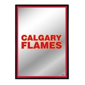 Calgary Flames: Logo - Framed Mirrored Wall Sign, AGS-NHCALG-275-01A