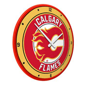 Calgary Flames: Modern Disc Wall Clock, NHCALG-510-01