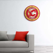 Calgary Flames: Modern Disc Wall Clock, NHCALG-510-01