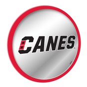 Carolina Hurricanes: Secondary Logo - Modern Disc Mirrored Wall Sign, FNB-NHCARH-235-02A