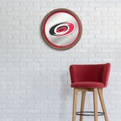 Carolina Hurricanes: Barrel Top Mirrored Wall Sign, AGS-NHCARH-245-01A