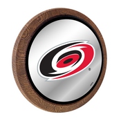 Carolina Hurricanes: Barrel Top Mirrored Wall Sign, AGS-NHCARH-245-01A
