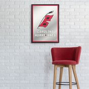 Carolina Hurricanes: Logo - Framed Mirrored Wall Sign, AGS-NHCARH-275-01A