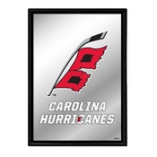 Carolina Hurricanes: Logo - Framed Mirrored Wall Sign, AGS-NHCARH-275-01A