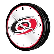 Carolina Hurricanes: Illuminated Retro Diner Wall Clock, NHCARH-550-01
