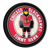Chicago Blackhawks: Tommy Hak - Round Slimline Lighted Wall Sign, NHCHIC-130-02