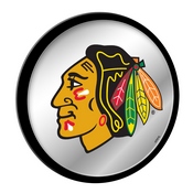 Chicago Blackhawks: Modern Disc Mirrored Wall Sign, AGS-NHCHIC-235-01A