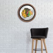 Chicago Blackhawks: Barrel Top Mirrored Wall Sign, AGS-NHCHIC-245-01A