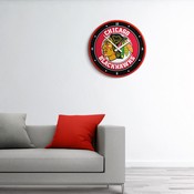 Chicago Blackhawks: Modern Disc Wall Clock, NHCHIC-510-01
