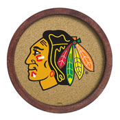 Chicago Blackhawks: Barrel Top Cork Note Board, FNB-NHCHIC-632-01A