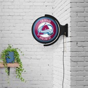 Colorado Avalanche: Original Round Illuminated Rotating Wall Sign, NHCOLO-115-01