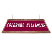 Colorado Avalanche: Premium Wood Pool Table Light, NHCOLO-330-01