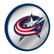 Columbus Blue Jackets: Modern Disc Mirrored Wall Sign (NHCOLU-235-01), AGS-NHCOLU-235-01A