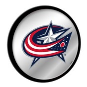 Columbus Blue Jackets: Modern Disc Mirrored Wall Sign, NHCOLU-235-01C