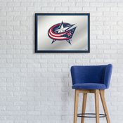 Columbus Blue Jackets: Framed Mirrored Wall Sign, AGS-NHCOLU-265-01A