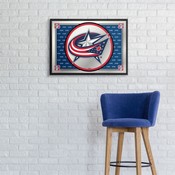 Columbus Blue Jackets: Team Spirit - Framed Mirrored Wall Sign, FNB-NHCOLU-265-02A