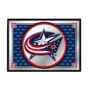 Columbus Blue Jackets: Team Spirit - Framed Mirrored Wall Sign, FNB-NHCOLU-265-02A