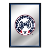 Columbus Blue Jackets: Logo - Framed Mirrored Wall Sign, AGS-NHCOLU-275-01A