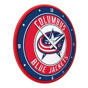 Columbus Blue Jackets: Modern Disc Wall Clock, NHCOLU-510-01