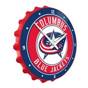 Columbus Blue Jackets: Bottle Cap Wall Clock, NHCOLU-540-01