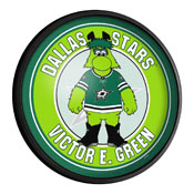 Dallas Stars: Victory E. Green - Round Slimline Lighted Wall Sign, NHDALS-130-02