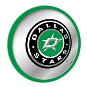 Dallas Stars: Secondary Logo - Modern Disc Mirrored Wall Sign, FNB-NHDALS-235-02A