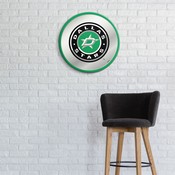 Dallas Stars: Secondary Logo - Modern Disc Mirrored Wall Sign, FNB-NHDALS-235-02A