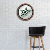 Dallas Stars: Barrel Top Mirrored Wall Sign, AGS-NHDALS-245-01A