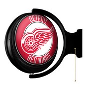 Detroit Red Wings: Original Round Illuminated Rotating Wall Sign, NHDTRW-115-01