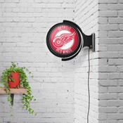 Detroit Red Wings: Original Round Illuminated Rotating Wall Sign, NHDTRW-115-01