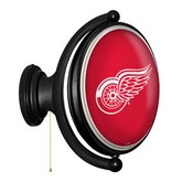 Detroit Red Wings: Original Oval Illuminated Rotating Wall Sign, NHDTRW-125-01