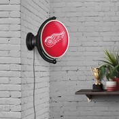 Detroit Red Wings: Original Oval Illuminated Rotating Wall Sign, NHDTRW-125-01
