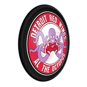 Detroit Red Wings: Al the Octopus - Round Slimline Lighted Wall Sign, NHDTRW-130-02