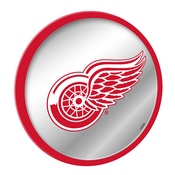 Detroit Red Wings: Modern Disc Mirrored Wall Sign, AGS-NHDTRW-235-01A