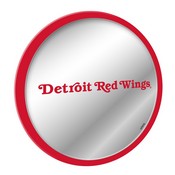 Detroit Red Wings: Secondary Logo - Modern Disc Mirrored Wall Sign, FNB-NHDTRW-235-02A