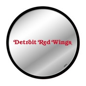 Detroit Red Wings: Secondary Logo - Modern Disc Mirrored Wall Sign, FNB-NHDTRW-235-02A
