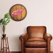 Detroit Red Wings: "Faux" Barrel Top Sign, NHDTRW-240-01